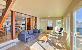 Lakefront Cabin with Patio and Views in Lake Norden