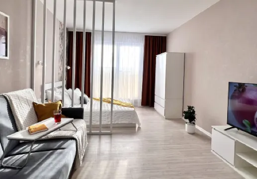 Cozy studio in Art Nouveau style