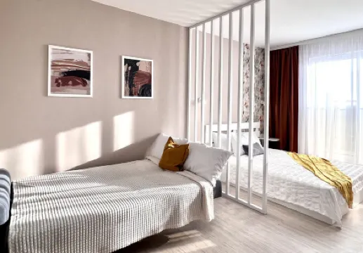 Cozy studio in Art Nouveau style