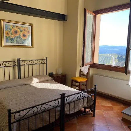 Suite Family Room with Attic and View, use of two pools at Casale del Vacanziere