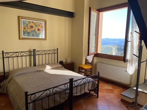 Suite Family Room with Attic and View, use of two pools at Casale del Vacanziere