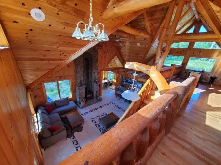 Newly Built Handcrafted Cozy Log Home