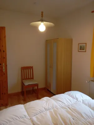 Vacation apartment near the national park and harbor with terrace and parking space