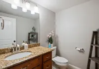 Spacious 2BR Basement Suite w/Hot Tub, Theater, Full Kitchen. Near UVU/BYU