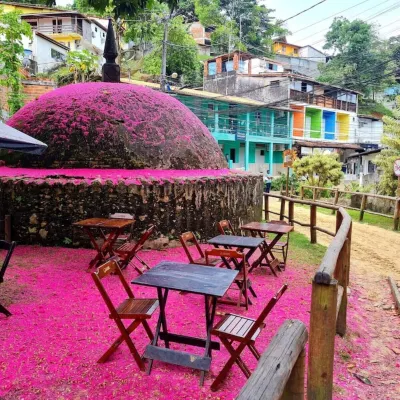 Tropical Bungalow in the jungle