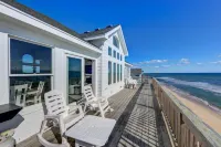 8BR Oceanfront in OBX w HotTub, Elevator & Theater Room!