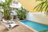 Modern Beautiful Pool and Sea Apt Qawra - Happy Rentals - Perheystävällinen