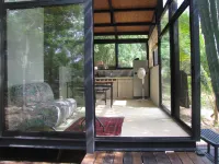 Loft, Queen and Single Bed, Kitchen-Dining Room-Outside Terrace