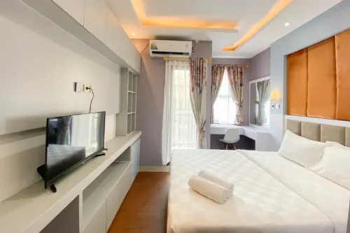 Good Deal and Comfy Studio Transpark Cibubur Apartment by Travelio