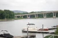 Waterfront Condo steps from the Mississippi River