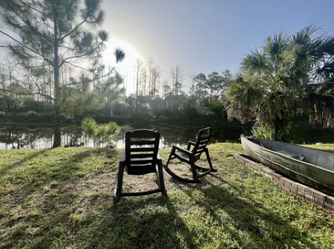 Sunset Hide A Way West in Paradise,Naples,Florida with canal water front