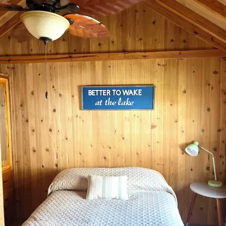 Lakefront tiny cabin amazing view on Lake Marion! Pet friendly & sleeps 6
