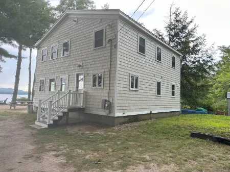 Lakefront home on Ossipee Lake with dock and gorgeous views