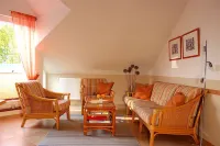 Family-friendly comfort apartment, 100m to the Baltic Sea beach, beautiful lagoon view