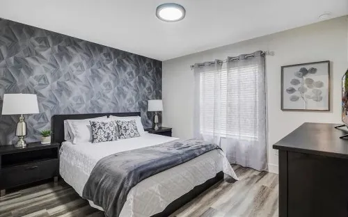 Boutique hotel style large 6 bed pool home with south facing private pool + spa