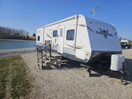 lakefront 2 bedroom rv at Whispering meadows at patoka lake