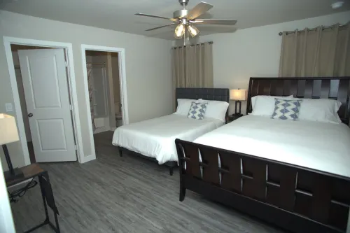 Brand new quiet cozy  furnished home in odessa Midland with TV in each room.