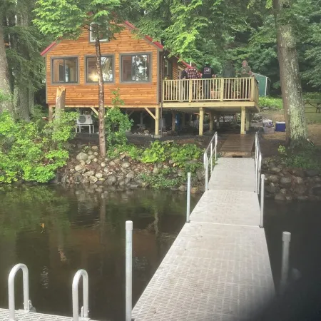 Maine Cabin Masters Camp completely redone waiting for a Lake loving family !