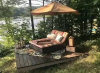Direct Waterfront, Year-Round, A-Frame Cabin