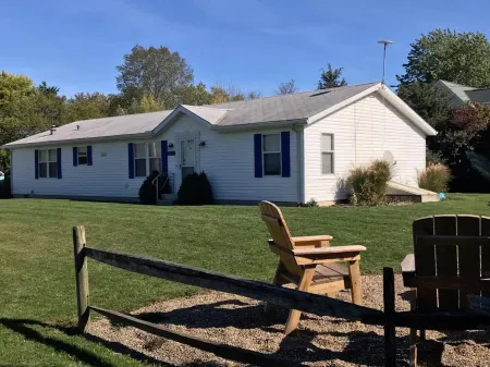 Screened in back porch is a haven!