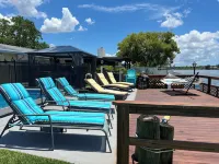 GREAT LOCATION WATERFRONT, HEATED POOL! BEAUTIFUL SUNSETS, ALL PETS STAY FREE!