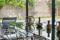 4BR Modern Villa in Design District w/Private Pool, Billiards, Grill & More!