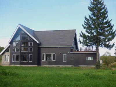 手打ち蕎麦の宿　朱鞠内湖そばの花 北海道大学雨竜地方演習林 母子里製材実習工場周辺のホテル