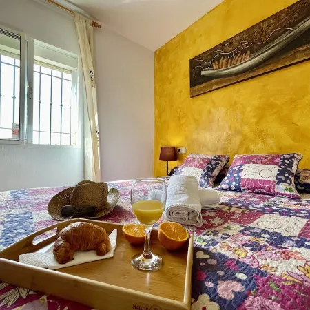 VILLA NURIA WITH PRIVATE POOL,2 KM TO DE BEACH. AC / WIFI / ALARM / PARKING