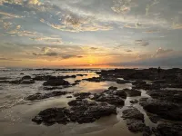 Beachfront Ocean View 2-bedroom condo in Playa Junquillal with WiFi, AC