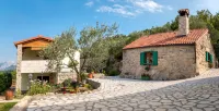 Villa with a view to nature, hydromassage heated pool, authentic stone property Hotels in Zvecanje