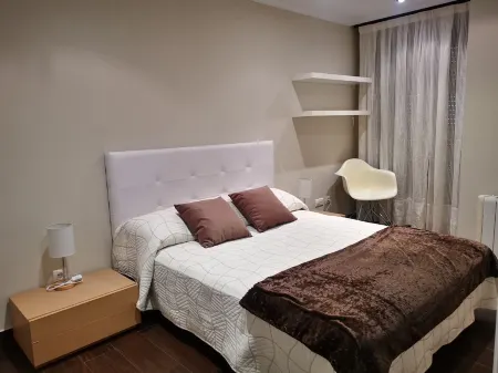 Housing with sea views.