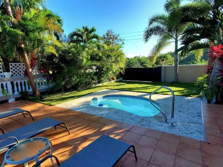 Mountaintop Villa with Spectacular Sunset View of Caribbean