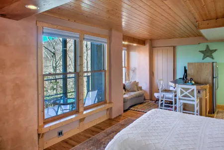 Large Mountain Views Hiking 25Mins to DT A-Ville  Nature Emersion Deck Отели рядом с достопримечательностью «Charles D Owen Park»