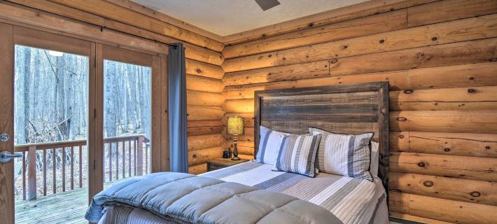 Secluded Gaylord Cabin w/ Deck, Fire Pit & Grill! Hotels in Otsego County