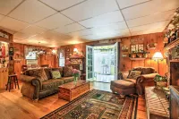 Pet-Friendly Cabin w/ Fire Pit, BBQ & Great Deck!