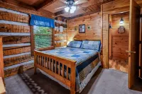 New Song Appalachian Chink Style Cabin Features Foosball and Air Hockey Table by RedAwning