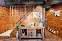 Riverfront Cabin with Cedar Wood Hot Tub, Dry Sauna, and Dock