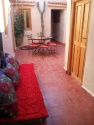 Small typical house in Moroccan village