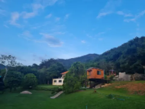 Dome & Treehouses for family 2 adults & 2 kids