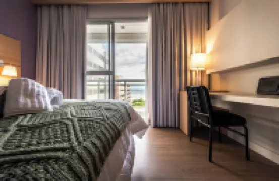 Stay Home Luxo | 1Min Praia Gonzaga | Rooftop, Piscina, Sauna & Gym