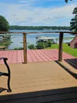 Main Lake Cove & Great Views; Dock for pontoons/deck/bass boats; flat lot/linens