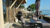 Beach Brick House on Lake Ontario sandy beach front Hotels in Greece