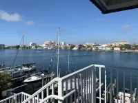 Water and Marina View Condo with Queen Sleeper and Heated Pool.