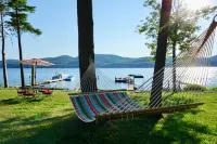 Crystal Clear Lake Water with Spectacular Sandy Beach and Million Dollar Sunsets