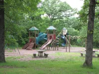 TLC-Tiny Cabin with loft located in park like setting.