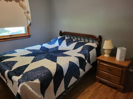 If you love the quiet outdoors and love the nature you will love this cabin.