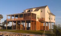 4 3.5 Bayside 2 King Masters, A+ Sunset, Pier Fishing Light,Huge Cover Porch Các khách sạn gần Galveston Island