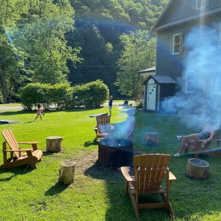 Spacious PA Wilds Getaway! Water views, firepit w/ covered patio