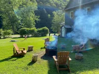 Spacious PA Wilds Getaway! Water views, firepit w/ covered patio