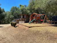 4 Acres with Zipline near Lake, Waterfalls, Hiking, Fishing